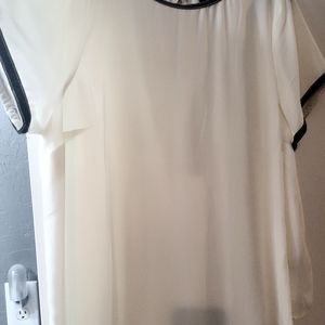 Sequin trimmed shirt